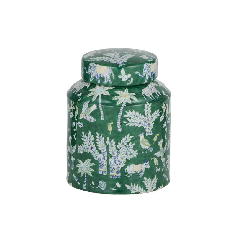 Exotique Ceramic Jar Blue Green - Pure Apotheca