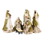 Exquisite Nativity 6 Piece Set Green 40cm - Pure Apotheca
