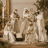 Exquisite Nativity 6 Piece Set Natural Champagne - Pure Apotheca