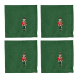 Nutcracker Napkins Set/4 40cm Green