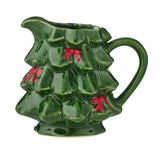 Holly Leaf Jug Ceramic 15x13x13cm Grn