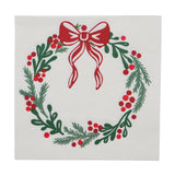 Holly 20pk 3 Ply 33cm Napkin Red/Grn