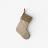 Striped Green Stocking Velvet