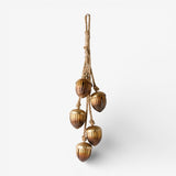 Acorns on Rope Gold