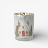 Aurelia Snowy Cottage Votive Large