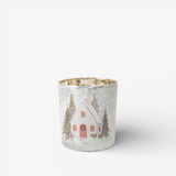 Aurelia Snowy Cottage Votive Small