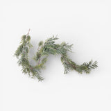 Mixed Silver Green Garland 150cm