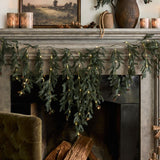Pinecone Light Up Mantle Garland