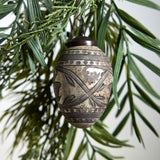 Silver Eclipse Small Hanging Egg