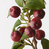 Crabapple Spray Dark Red 87cm