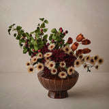 Crabapple Spray Dark Red 87cm