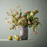 Camellia Fruit Spray Green 61cm