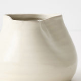 Daya Pot Cream White 7cmh x 9cmd