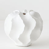Salento Vase White 13cmh x 16cmd