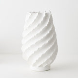 Salento Vase White 37cmH x 23cmD