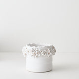 Floreo Pot White 14cmh x 18cmd