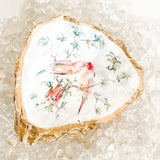 Birds of Paradise Oyster Trinket Dish
