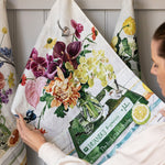 Fairy Wrens Linen Tea Towel - Pure Apotheca