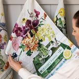 Fairy Wrens Linen Tea Towel - Pure Apotheca