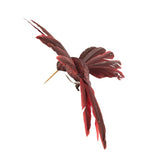 FEATHER HUMMINGBIRD BURGUNDY - Pure Apotheca