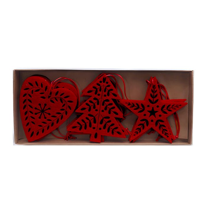 FELT RED CUTOUT SHAPE DEC BX9 - Pure Apotheca