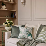 FERN BLUE GREEN CUSHION 50CM - Pure Apotheca