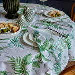 FERN GREEN/BLUE TABLECLOTH 150X230CM - Pure Apotheca