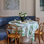 FERN GREEN/BLUE TABLECLOTH 150X350CM - Pure Apotheca