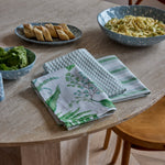 FERN GREEN/BLUE TEATOWEL 3PK - Pure Apotheca