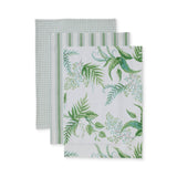 FERN GREEN/BLUE TEATOWEL 3PK - Pure Apotheca