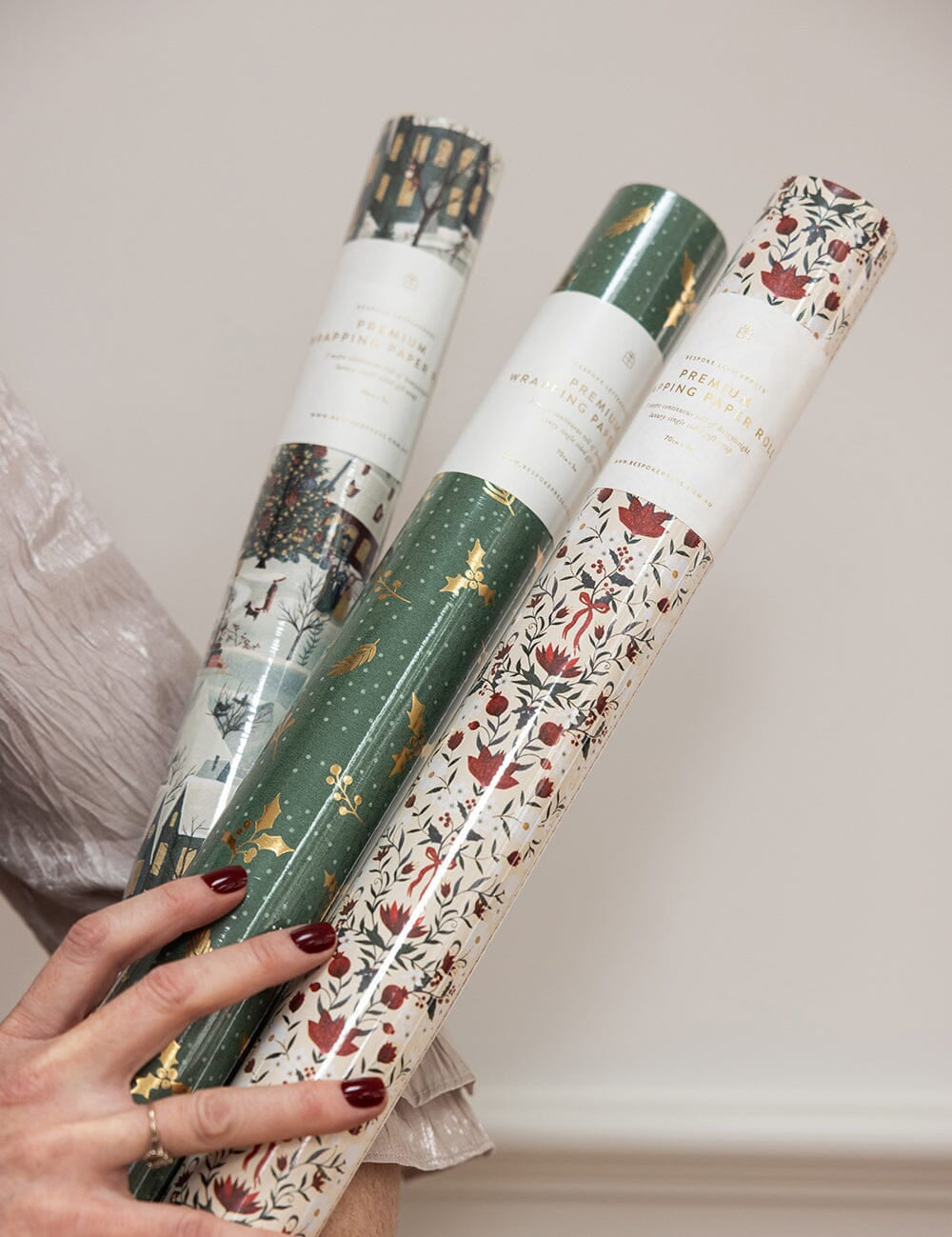 Festive Florals Gift Wrap 3m - Pure Apotheca
