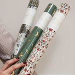 Festive Florals Gift Wrap 3m - Pure Apotheca