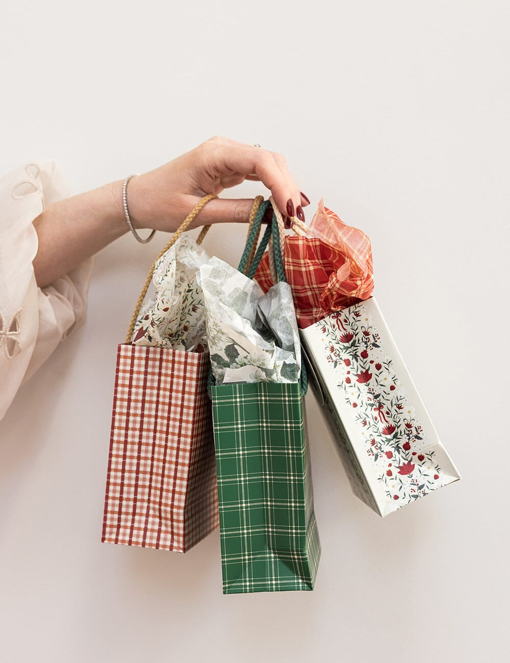 Festive Florals Small Gift Bag - Pure Apotheca