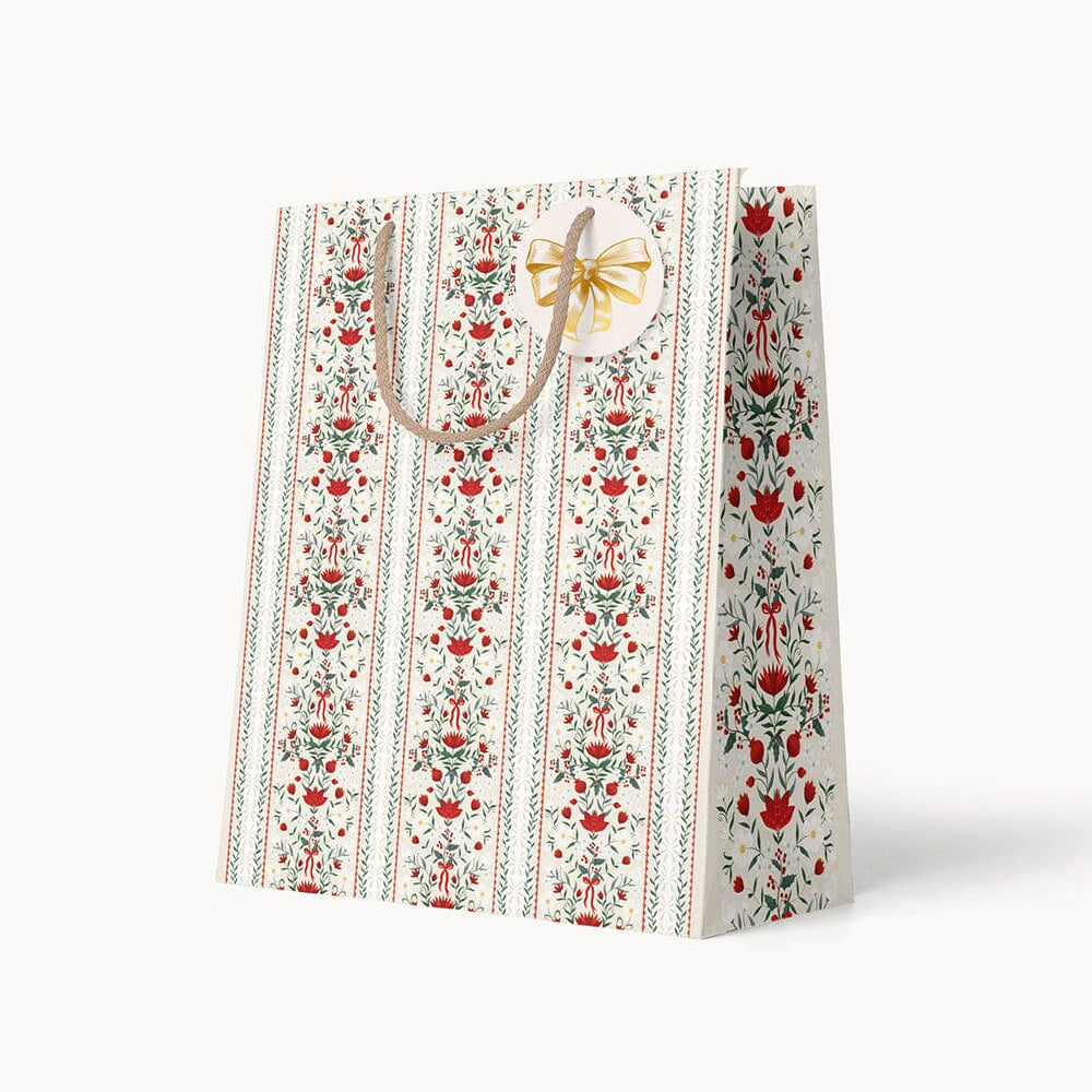 Festive Florals Small Gift Bag - Pure Apotheca