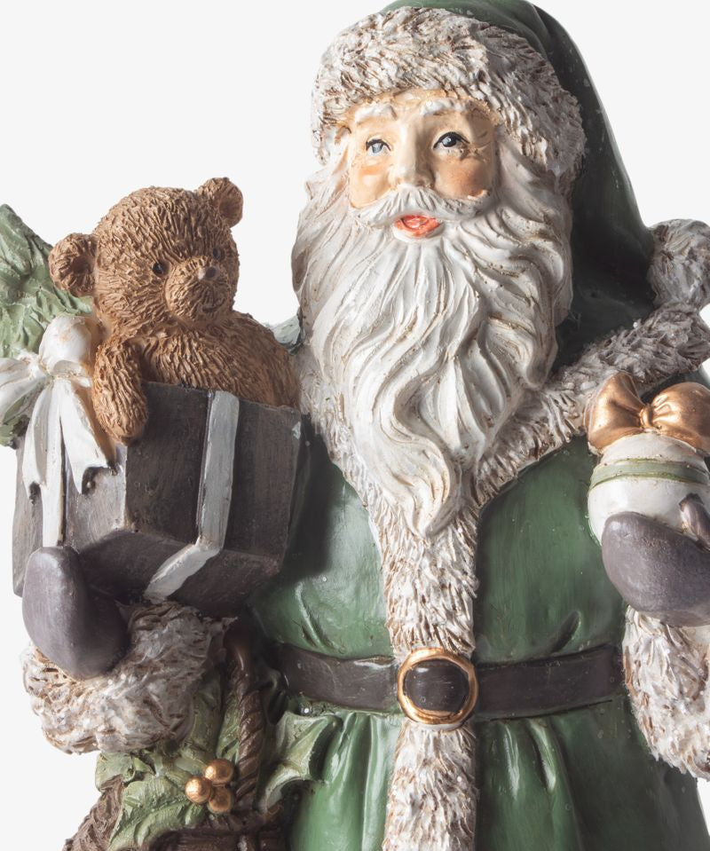 Festive Santa with Bear - Pure Apotheca
