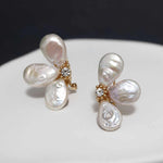 Fifi Flower Pearl Earrings - Pure Apotheca