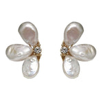 Fifi Flower Pearl Earrings - Pure Apotheca