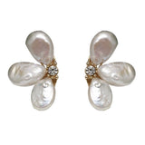 Fifi Flower Pearl Earrings - Pure Apotheca