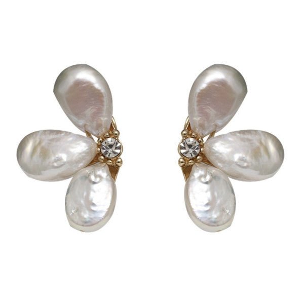 Fifi Flower Pearl Earrings - Pure Apotheca