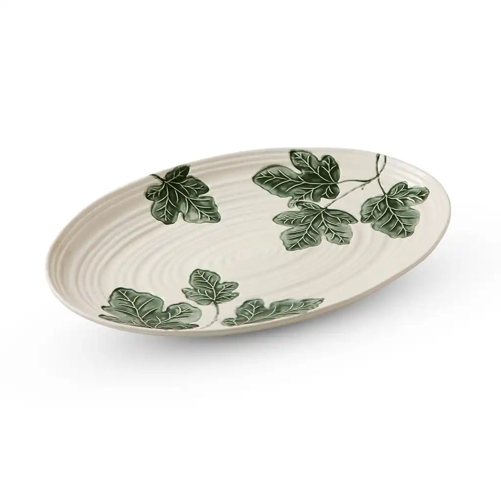 FIG HAND PAINTED OVAL PLATTER - Pure Apotheca