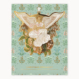 Fine Enamel Christmas Ornament - Angel with Harp - Pure Apotheca