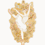 Fine Enamel Christmas Ornament - Ballerina - Pure Apotheca