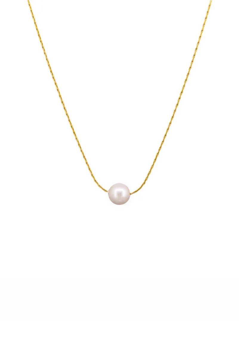 Fine Gold Pearl Necklace - Pure Apotheca