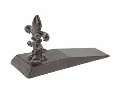 Fleur De Lis Cast Iron Door Wedge - Pure Apotheca