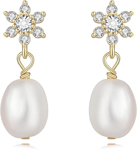 Fleur Pearl Stud Earrings - Pure Apotheca