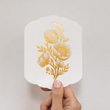 Floral Blank Scallop Card - Pure Apotheca