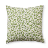 FLORIANA GREEN BLOCK PRINT CUSHION 50CM - Pure Apotheca