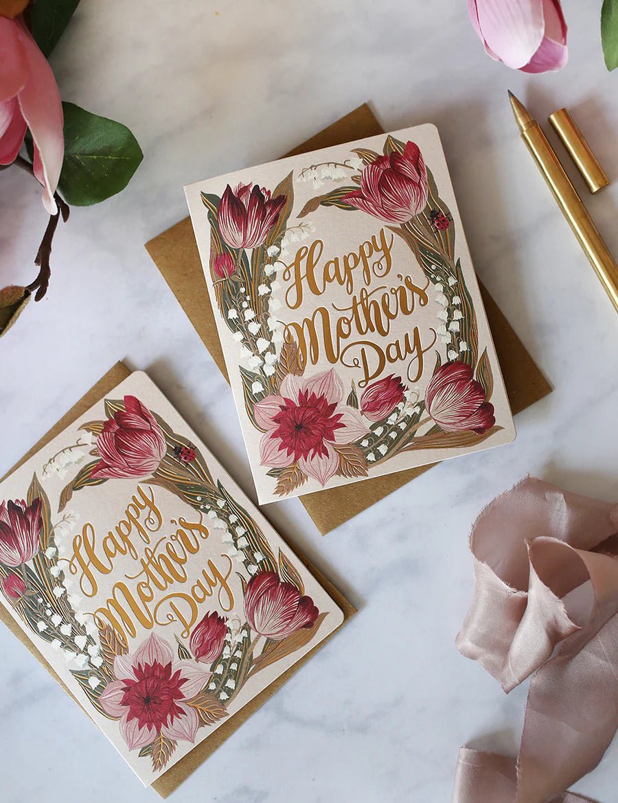 Folk Happy Mother’s Day Card - Pure Apotheca