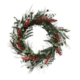 Foraged Red Berry Wreath Large - Pure Apotheca