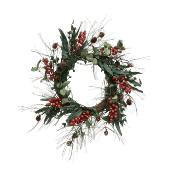 Foraged Red Berry Wreath Small - Pure Apotheca